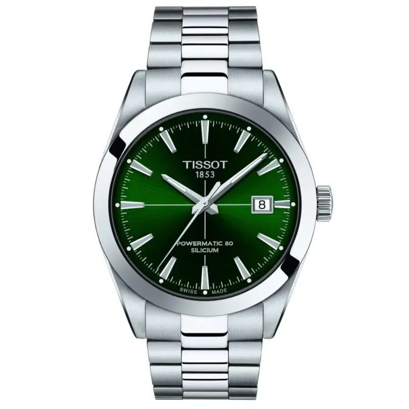 Tissot T1274071109101 Gentleman Powermatic 80 Silicium Men's Watch 1