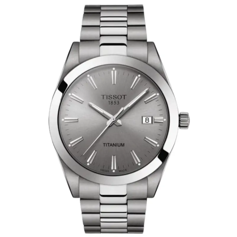Tissot T1274104408100 Gentleman Titanium Men's Watch 1