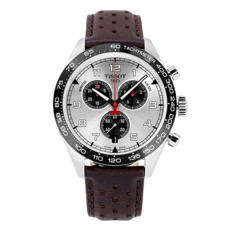 Tissot T1316171603200 Prs 516 T-Sport Brown Leather Men's Watch 1