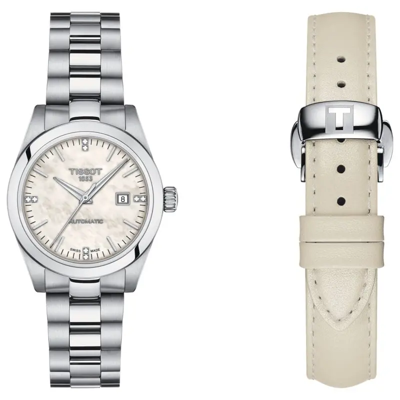 Tissot T1320071111600 T-My Lady Stainless Steel Dress Watch White Women's Watch 1