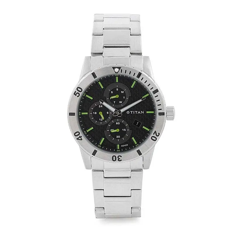 Titan Analog Black Dial 1621Sm01 Men's Watch 1