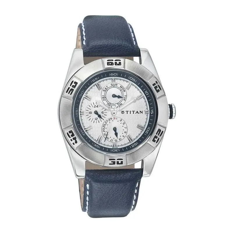 Titan Octane Analog Silver Dial 1603Sl01 Men's Watch 1