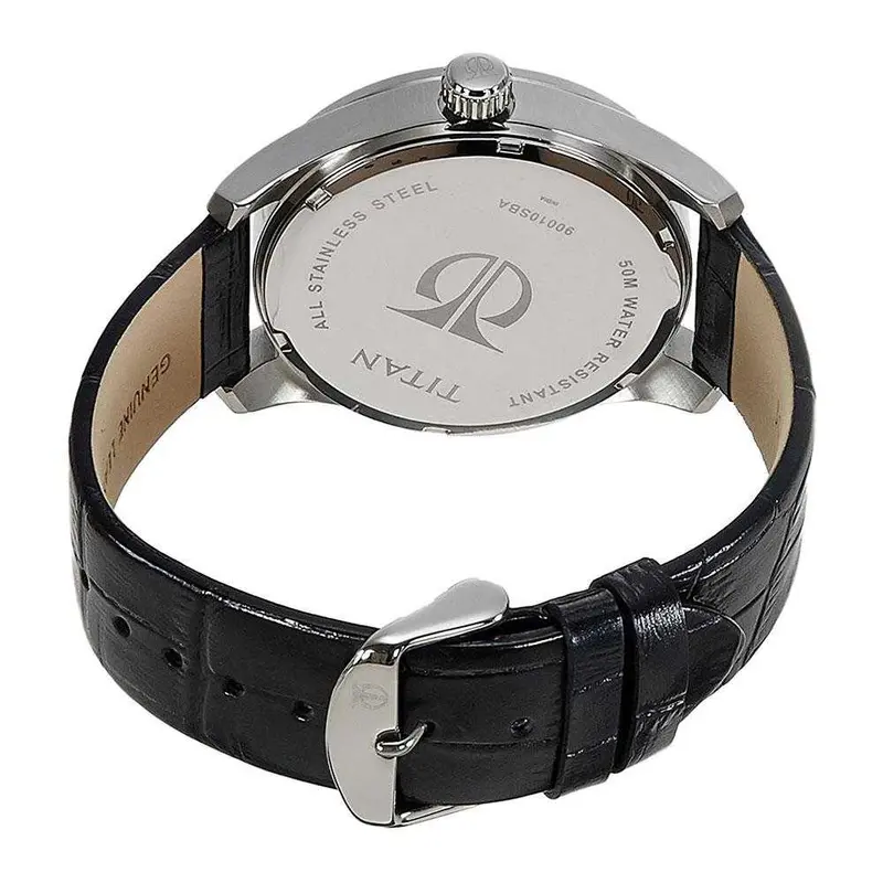 Titan Orion Analog Black Dial 90010Sl01 Men's Watch 2