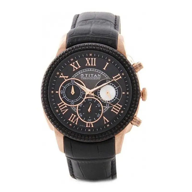Titan Orion Chronograph 1489Kl01 Men's Watch 1
