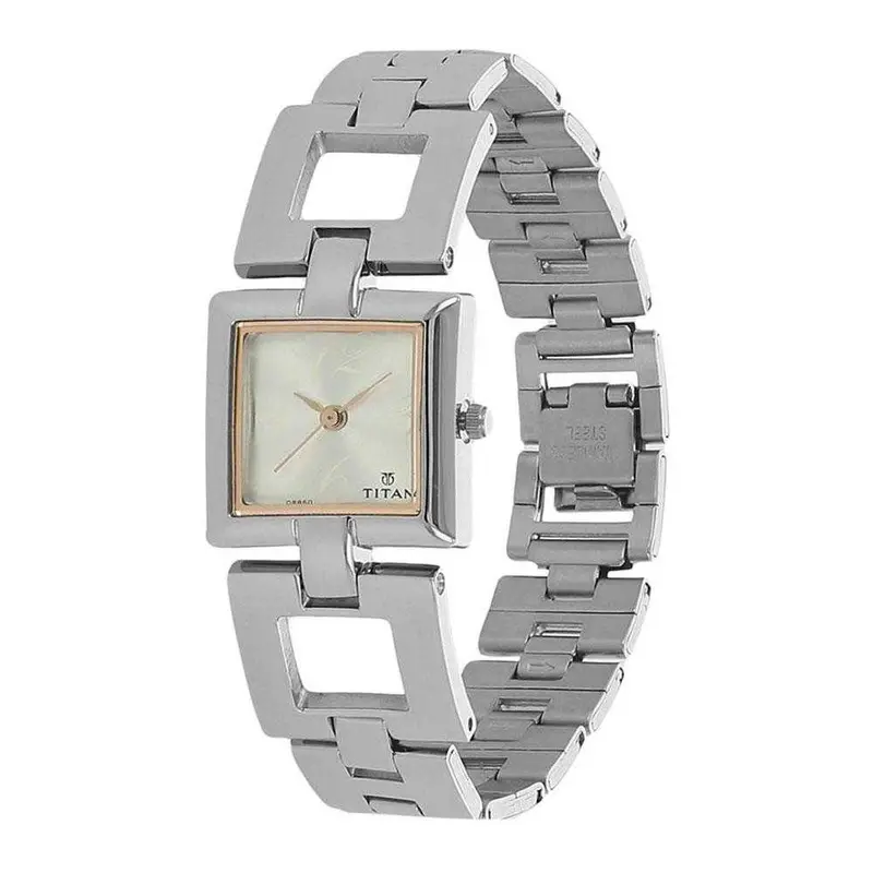 Titan Tagged Silver Dial 2484Sm01 Women's Watch 2