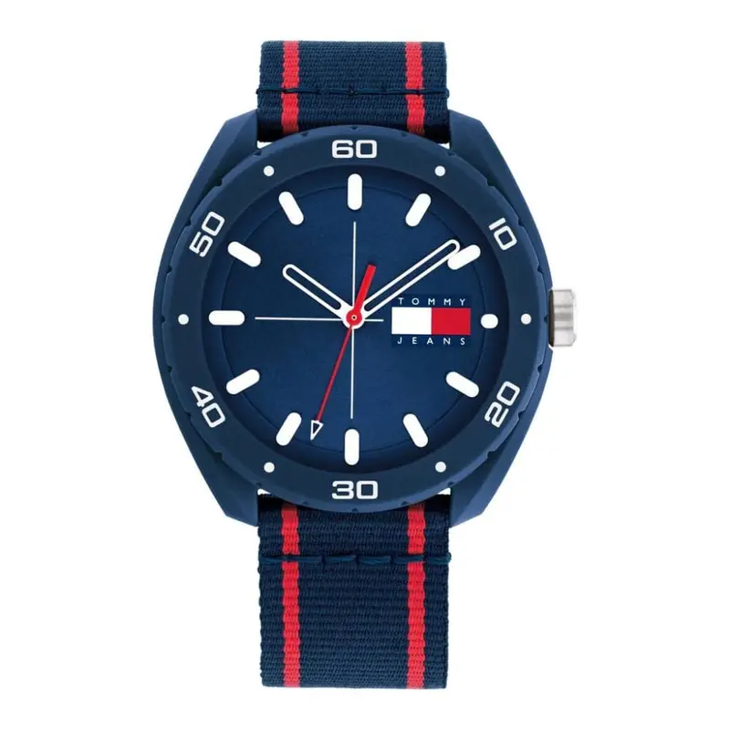 Tommy Hilfiger Blue Dial & Fabric Strap Men Watch 1792069 1
