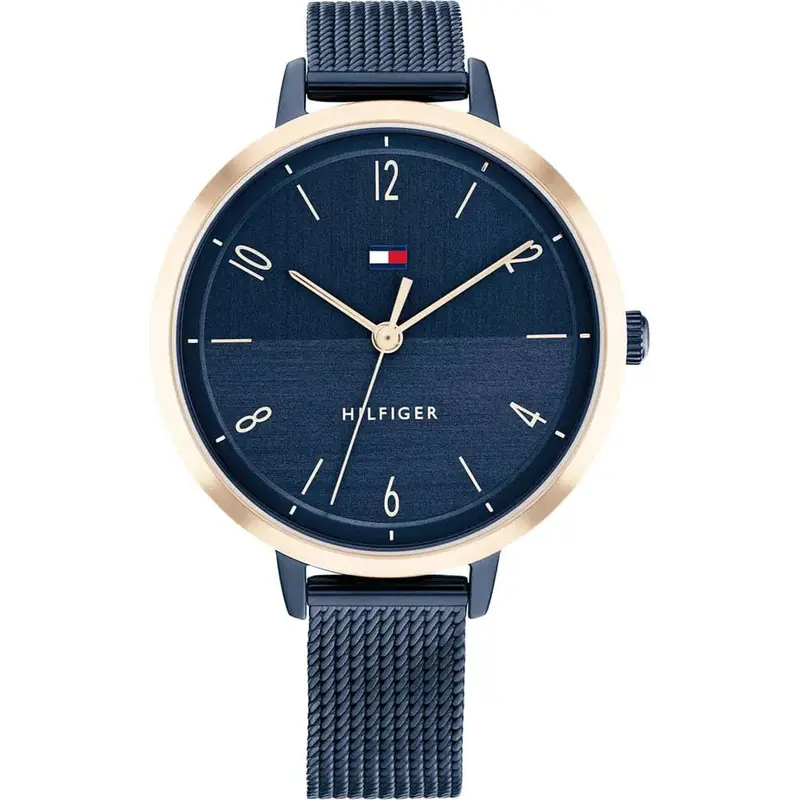 Tommy Hilfiger Blue Dial Milanese Strap Women Watch 1782581 1