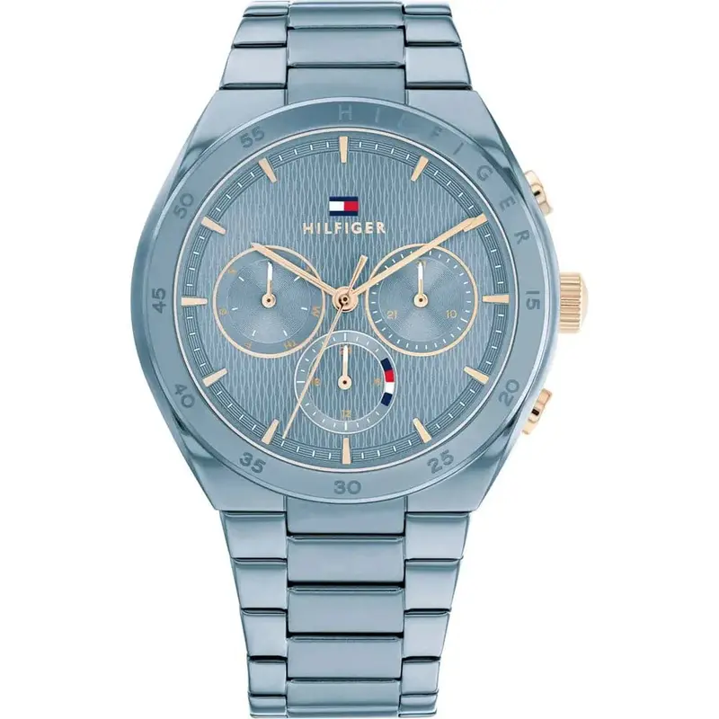 Tommy Hilfiger Chronograph Blue Dial Stainless Steel Strap Women Watch 1782576 1