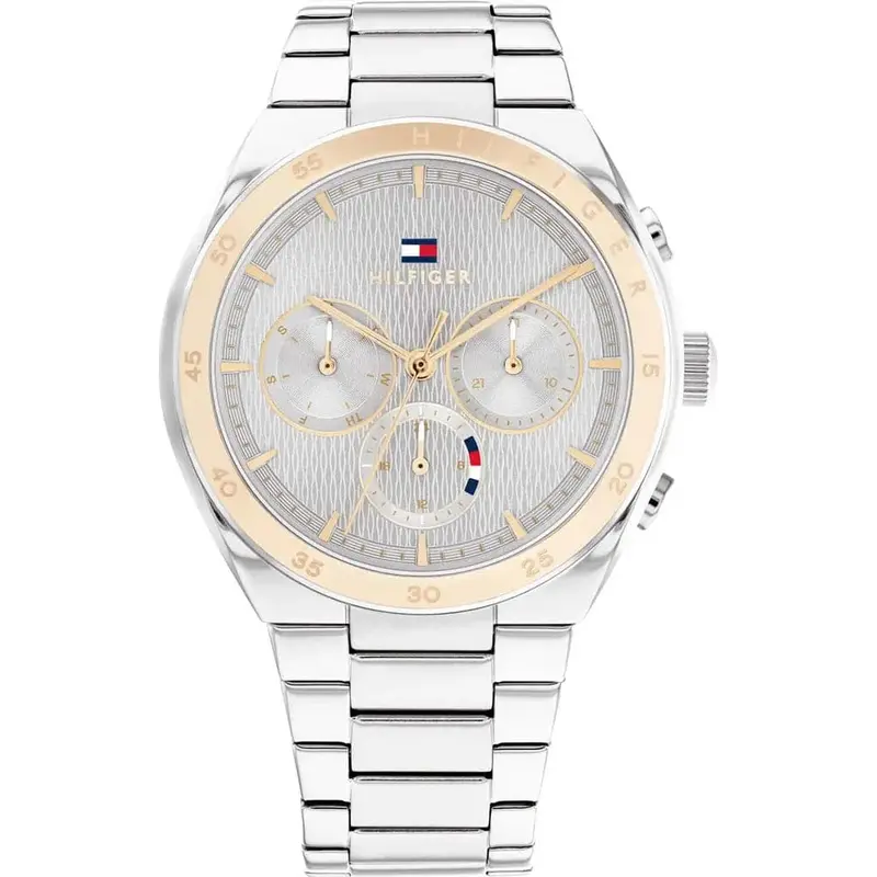 Tommy Hilfiger Chronograph Silver Stainless Steel Strap Men Watch 1782574 1