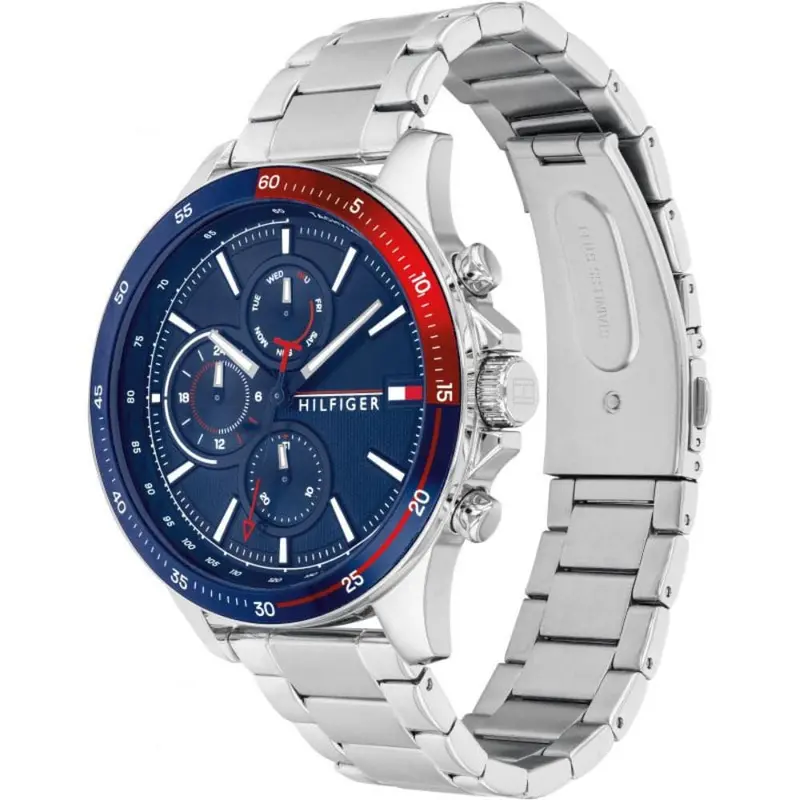 Tommy Hilfiger Chronograph Silver Stainless Steel Strap Men Watch 1791718 2