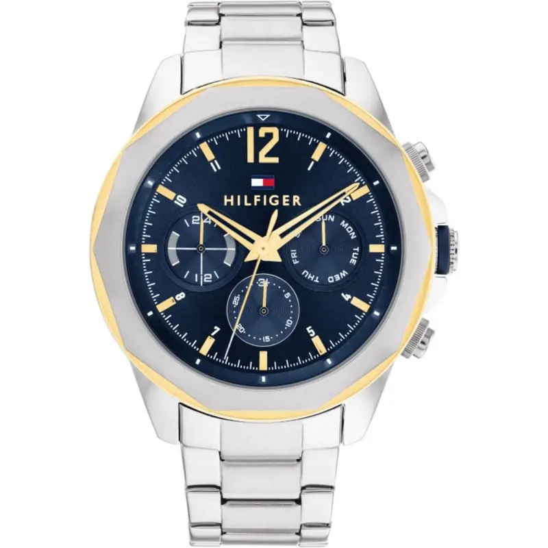 Tommy Hilfiger Chronograph Silver Stainless Steel Strap Men Watch 1792059 1