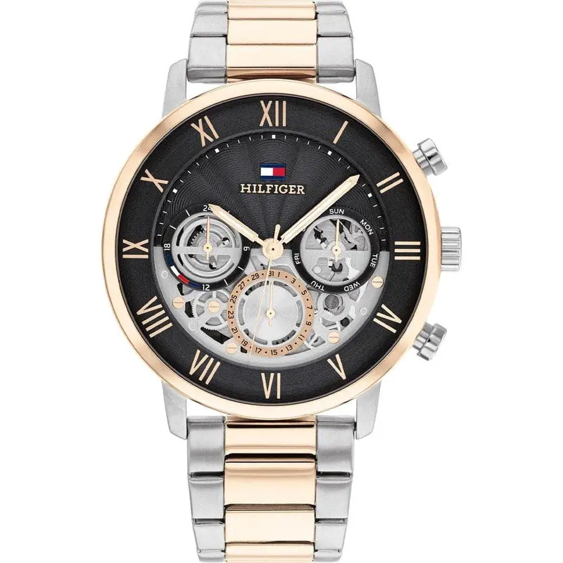Tommy Hilfiger Chronograph Two-Tone Stainless Steel Strap Men Watch 1710570 1