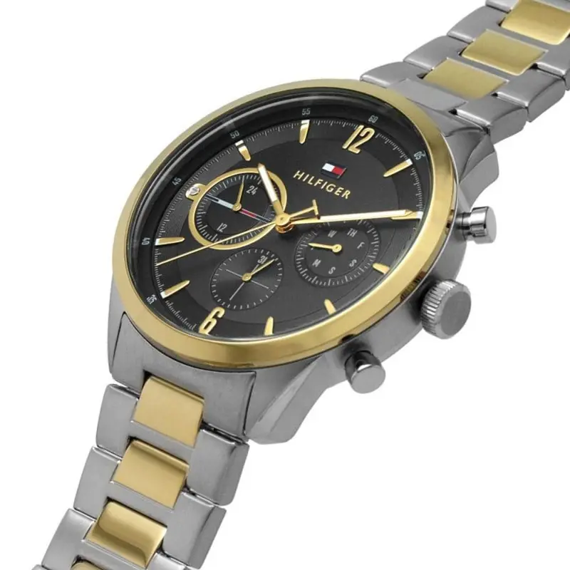 Tommy Hilfiger Chronograph Two-Tone Stainless Steel Strap Men Watch 1791944 2
