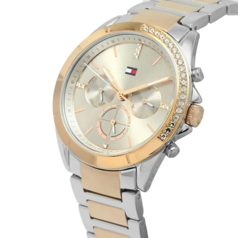 Tommy Hilfiger Chronograph Two-Tone Stainless Steel Strap Women Watch 1782387 2
