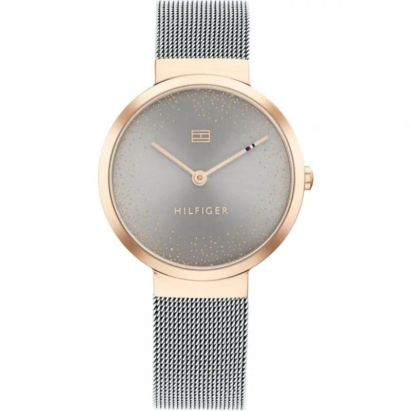 Tommy Hilfiger Gray Dial Silver Milanese Strap Women Watch 1782467 1