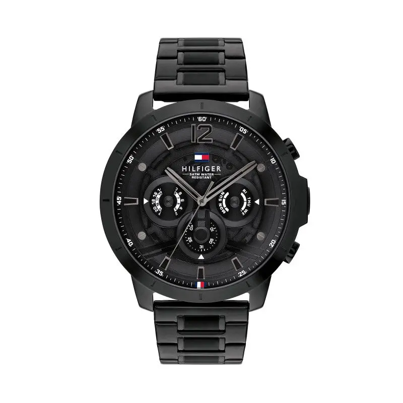 Tommy Hilfiger Ionic Black Plated Steel Watch 1710494 1