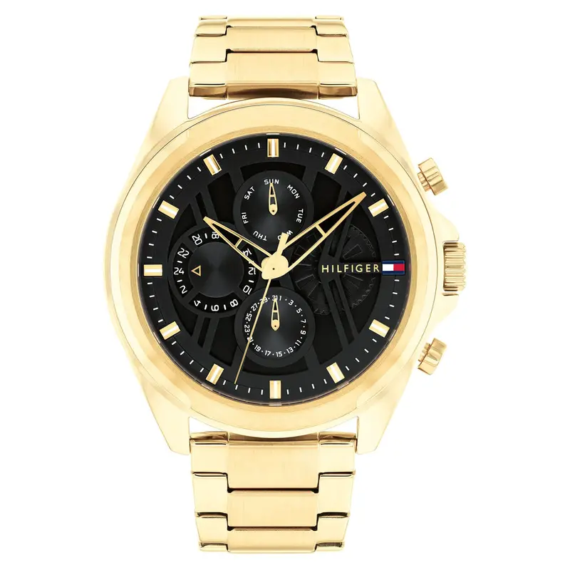 Tommy Hilfiger Jax Gold Steel Watch 1710658 1