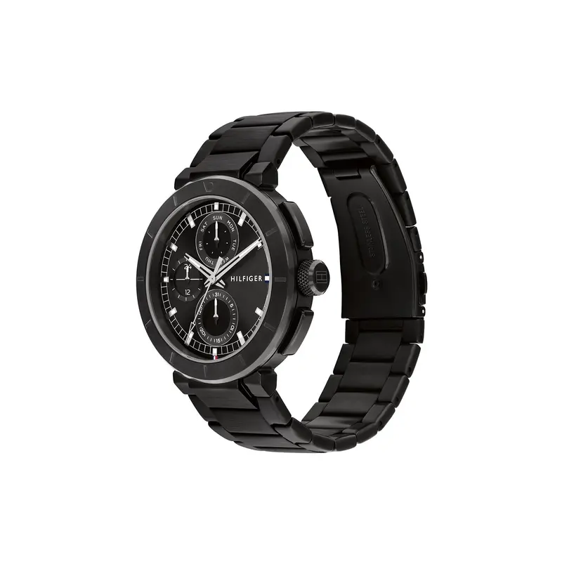 Tommy Hilfiger Lorenzo All Black Stainless Steel Watch 1792119 2