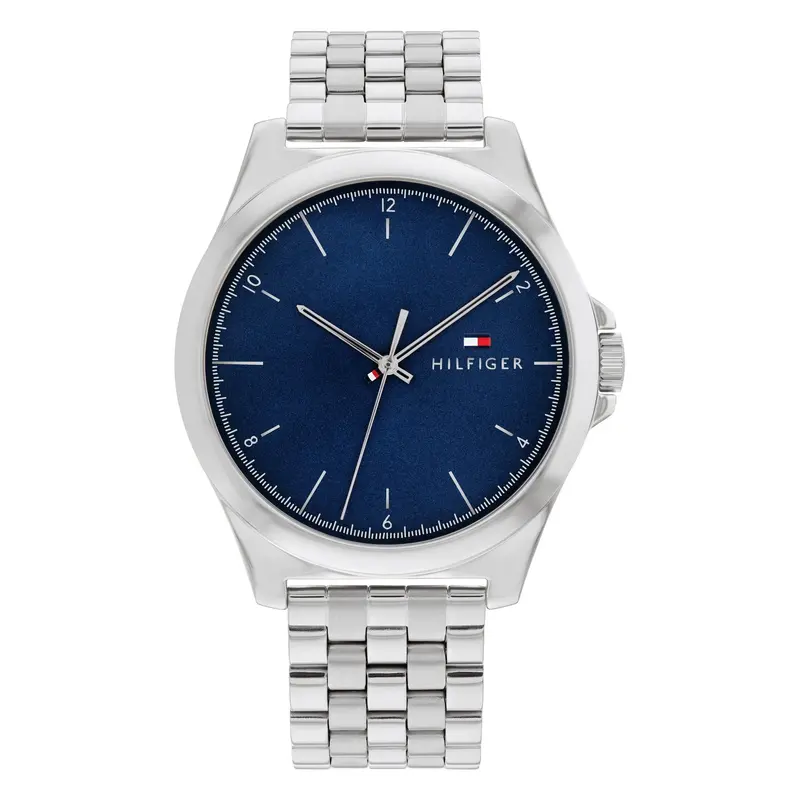 Tommy Hilfiger Norris Blue Silver Stainless Steel Watch 1710630 1