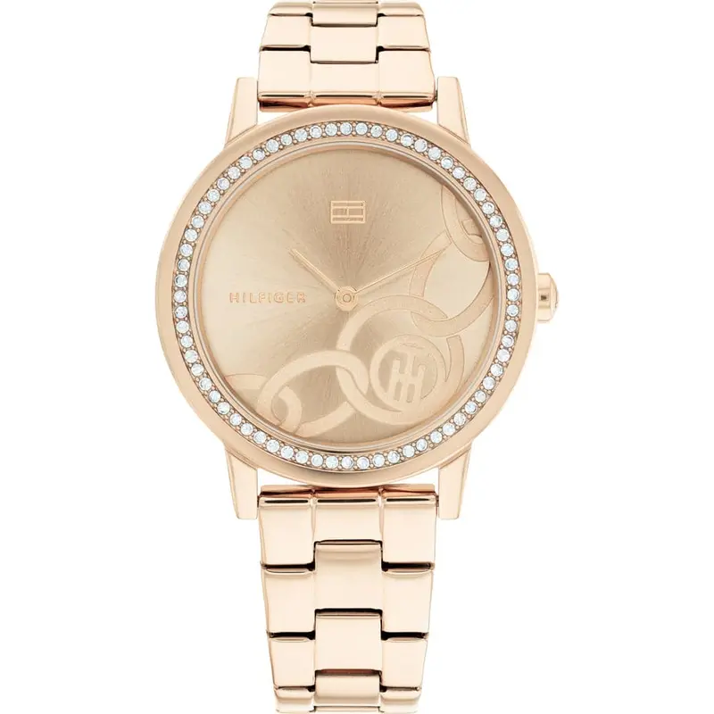 Tommy Hilfiger Rose Gold Dial Stainless Steel Strap Women Watch 1782436 1
