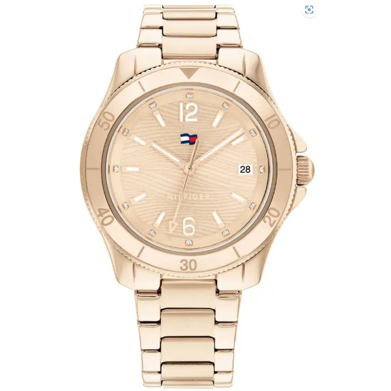 Tommy Hilfiger Rose Gold Dial Stainless Steel Strap Women Watch 1782514 1