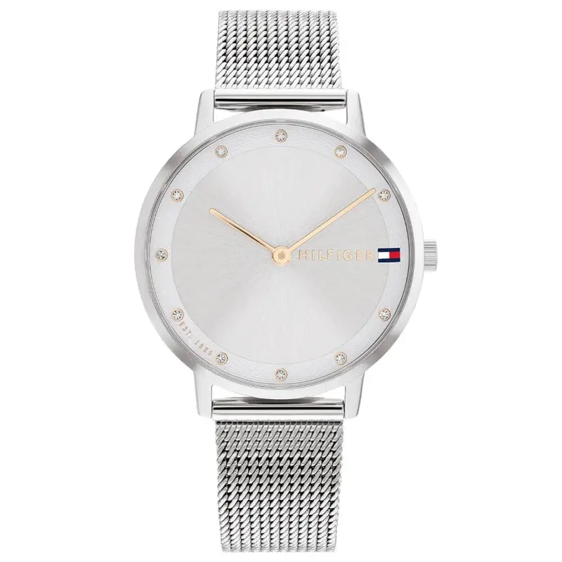 Tommy Hilfiger Silver Dial Milanese Strap Women Watch 1782665 1