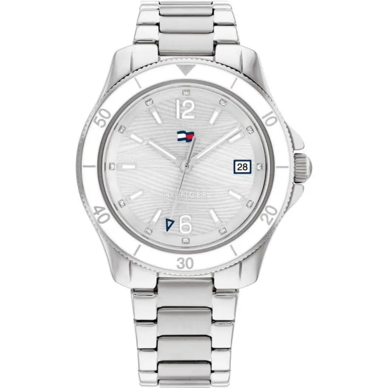 Tommy Hilfiger Silver Dial Stainless Steel Strap Women Watch 1782512 1