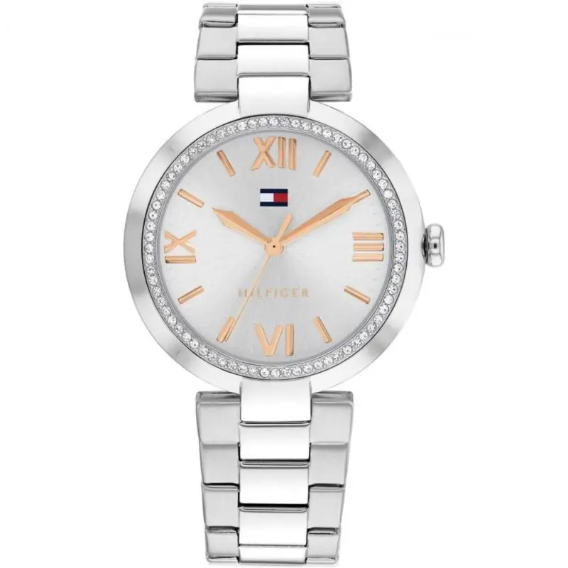 Tommy Hilfiger Silver Dial Stainless Steel Strap Women Watch 1782681 1