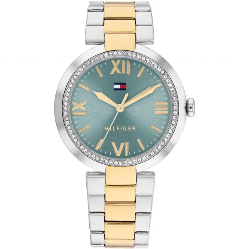 Tommy Hilfiger Two-Tone Stainless Steel Strap Women Watch 1782680 1