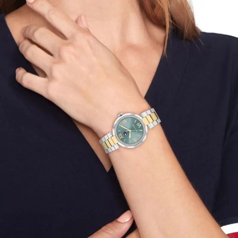 Tommy Hilfiger Two-Tone Stainless Steel Strap Women Watch 1782680 2