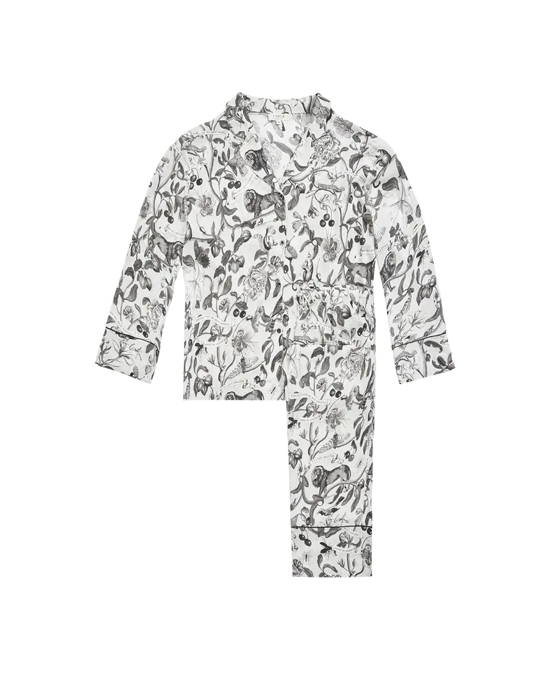 Tree Of Life Monochrome Long Pyjamas 1