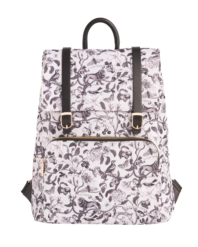 Tree Of Life Monochrome Medium Backpack 1