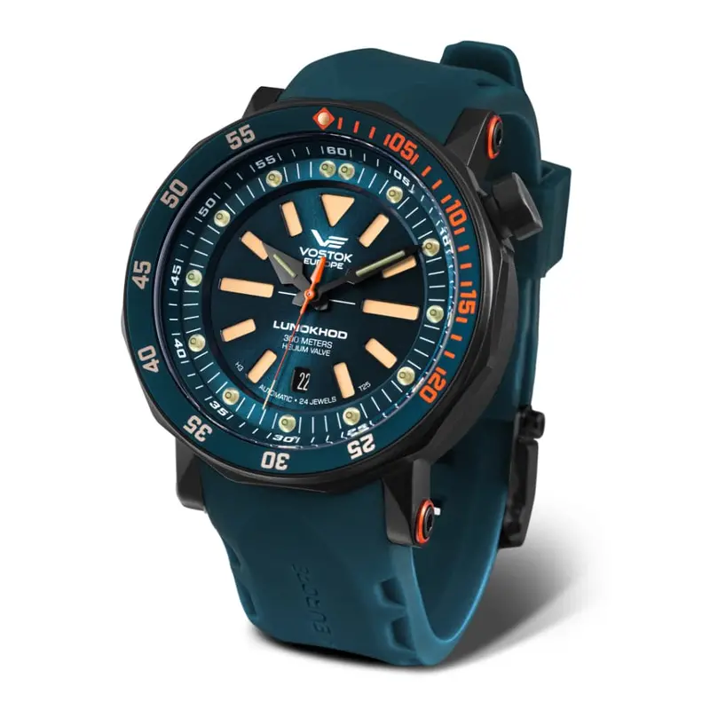 Vostok Europe Blue Dial Black Stainless Steel Strap Men Watch Nh35-620C633-Bs 1