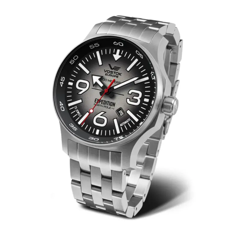 Vostok Europe North Pole Expedition Automatic Black Dial Stainless Steel Men's Yn55-595A639-B 1