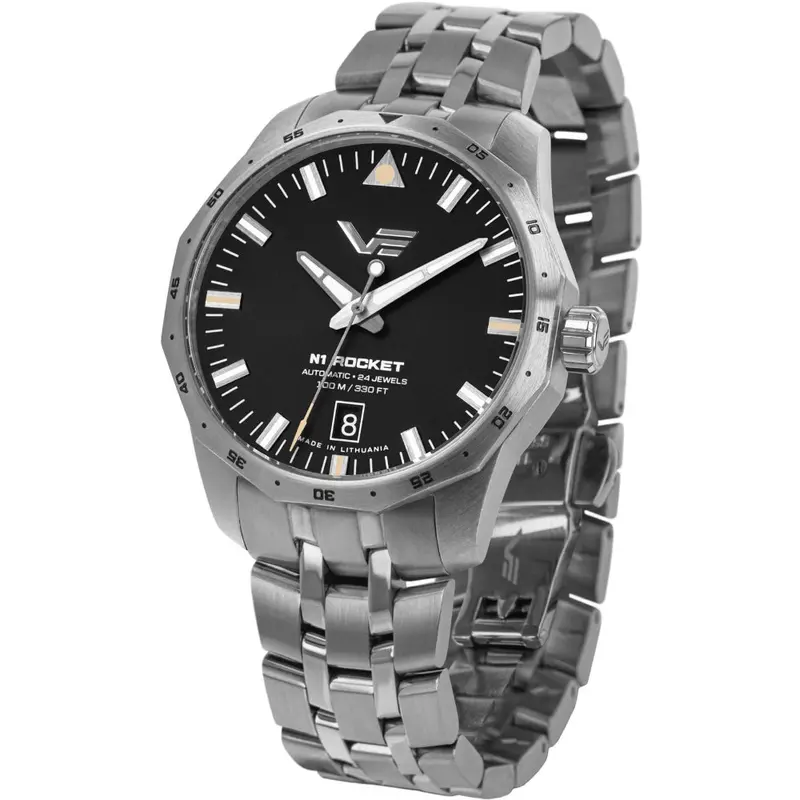 Vostok Europe Silver Stainless Steel Strap Nh35-125A747-B 1