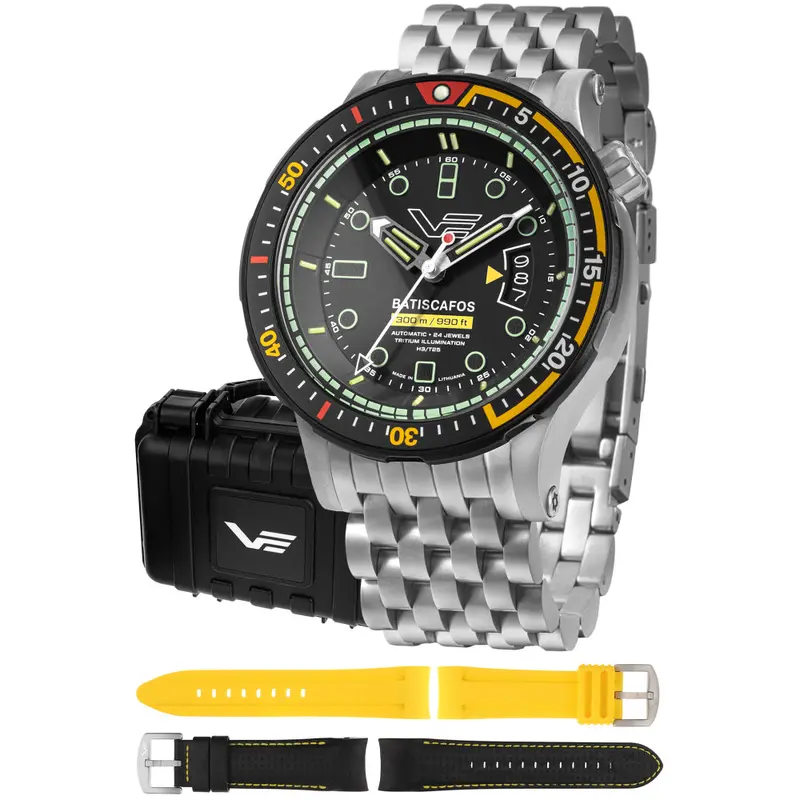 Votstok Europe Silver Stainless Steel Strap Men Watch Nh35-511E767-Bs 1