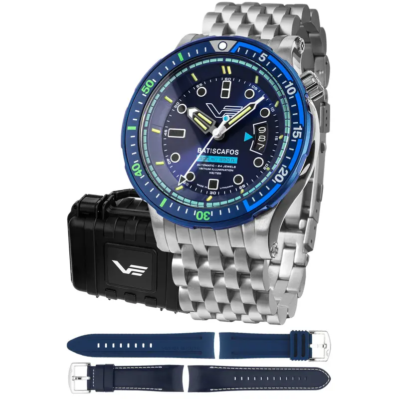 Votstok Europe Silver Stainless Steel Strap Men Watch Nh35-511E768-Bs 1