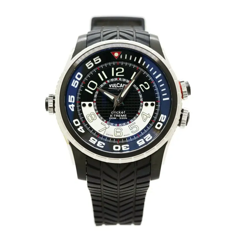 Vulcain Diver X-Treme Vu101924.160Rf Black Rubber Strap Men's Watch 1