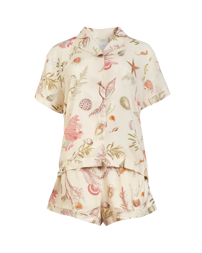 Whispering Sands Lotus Pink Short Pyjamas 3