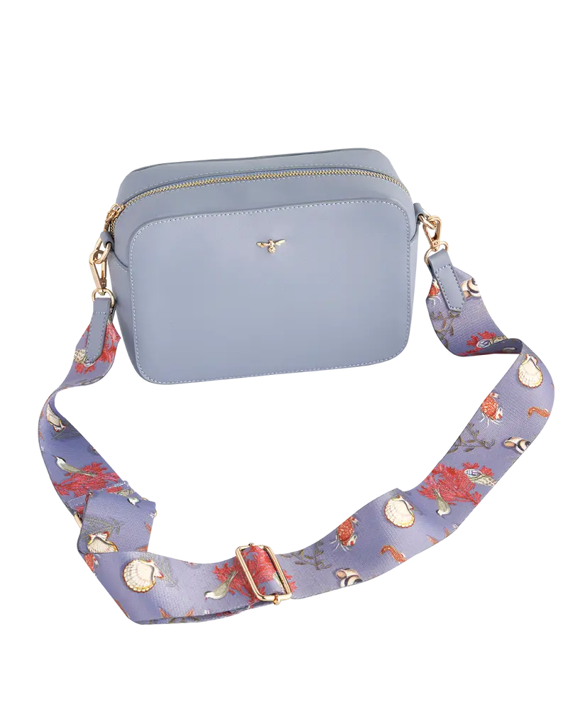 Whispering Sands Powder Blue Camera Bag 1