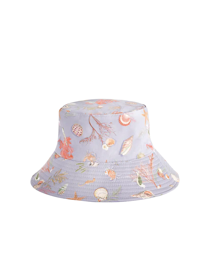 Whispering Sands Vintage Blue Bucket Hat 1