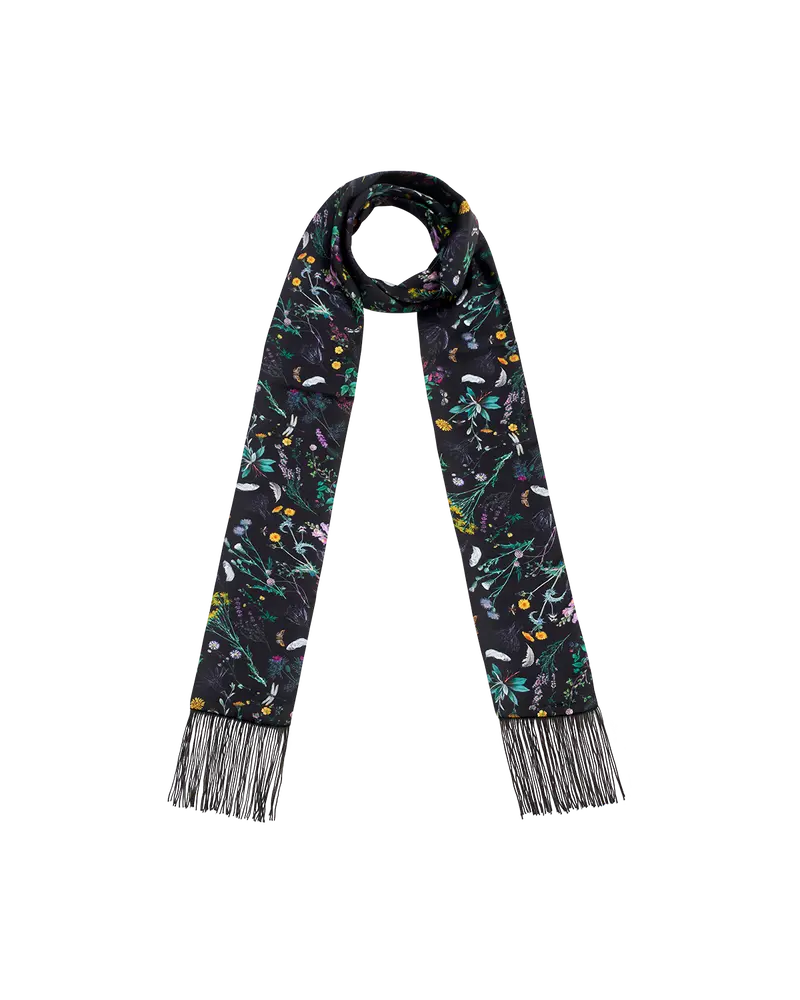 Wilderness Fringed Skinny Scarf 1