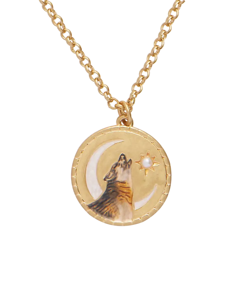 Wolf Spirit Guide Pendant Necklace 1