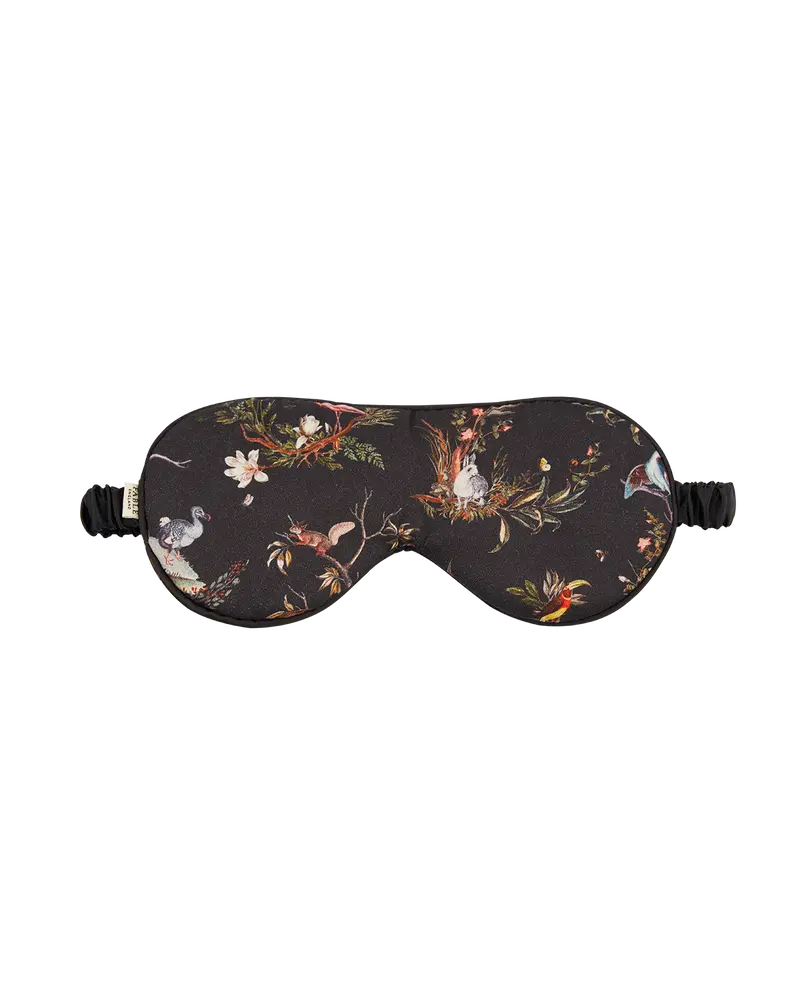 Wonderland Black Sleep Mask 1