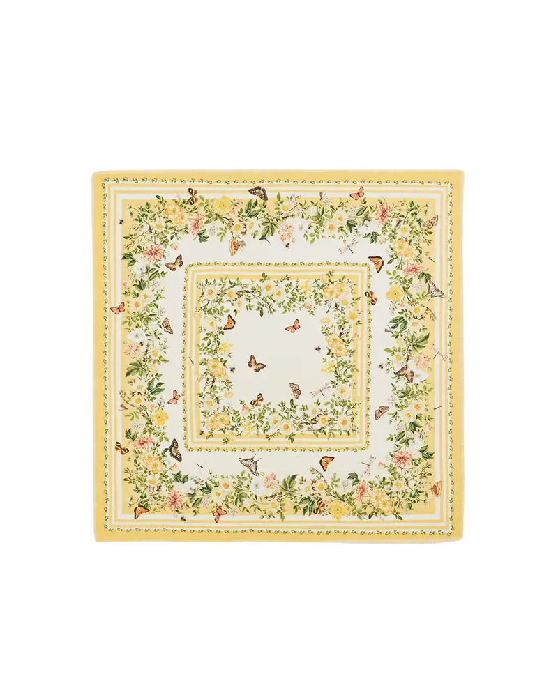 Yellow Cybele Narrative Square Scarf 1