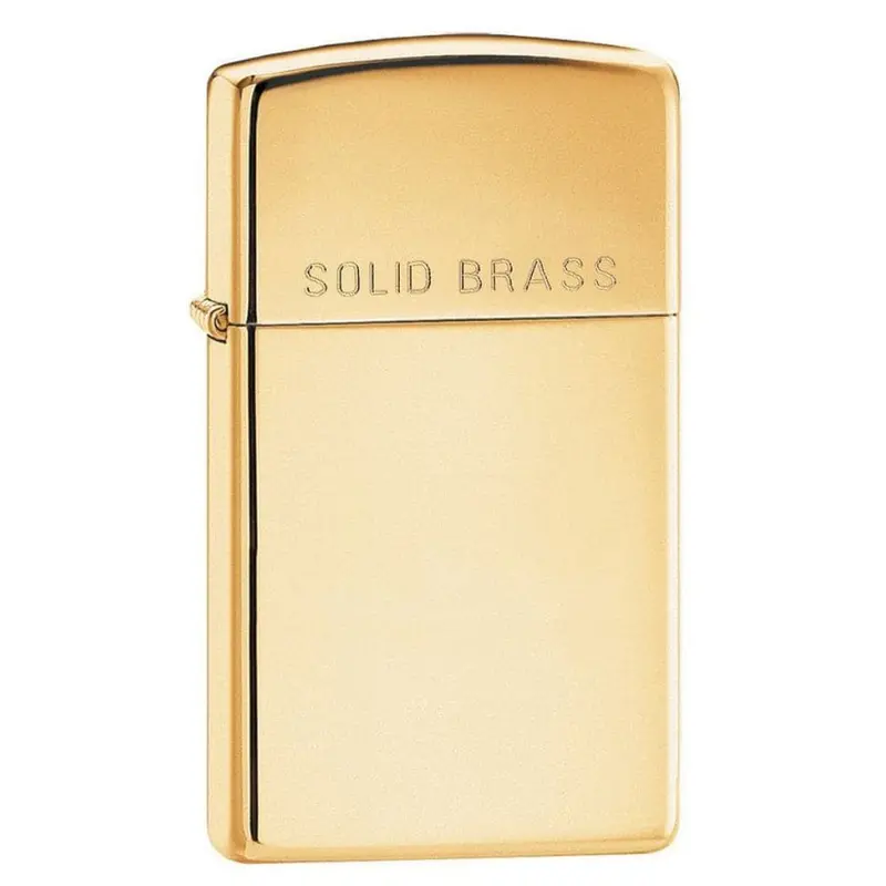 Zippo #1654 Slim Gold Lighter 1