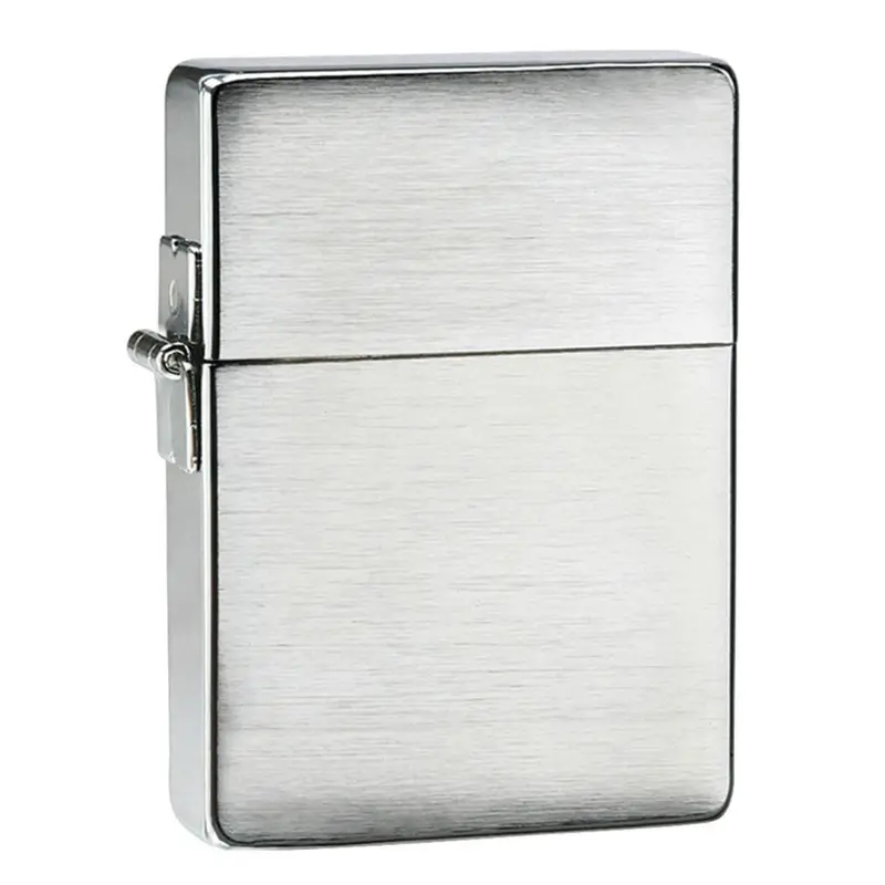 Zippo #1935 Brushed Brass Windproof Pocket Lighter 1