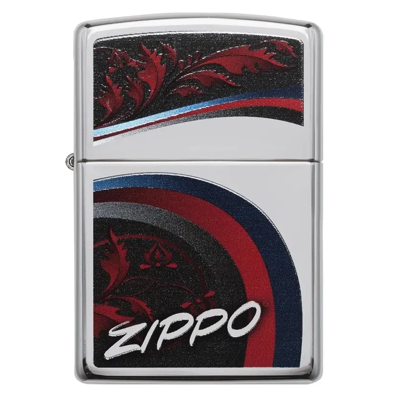 Zippo #29415 Satin And Ribbons Designs Lighter 1