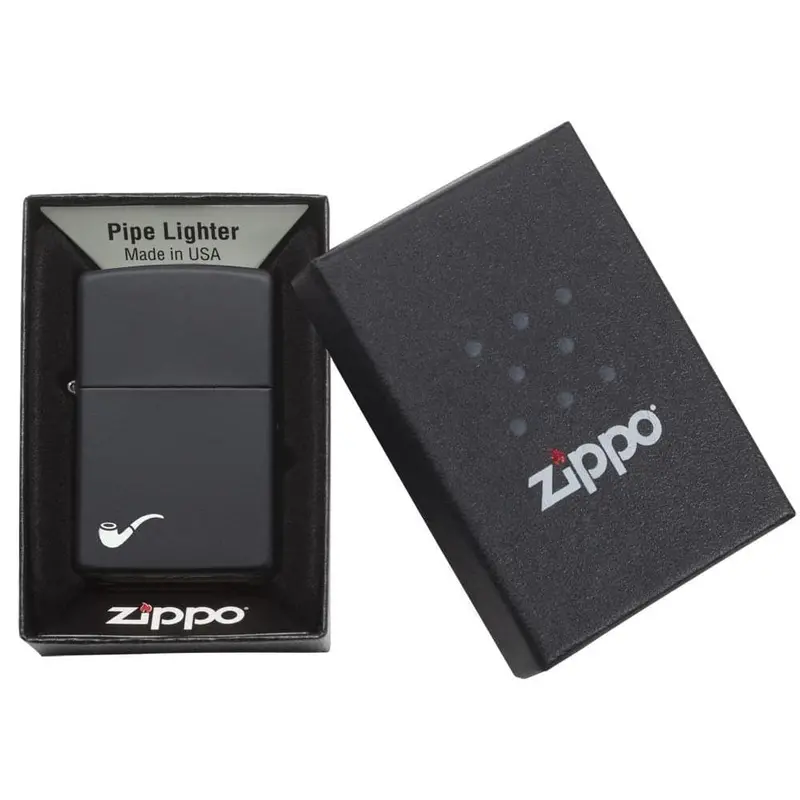 Zippo Black Matt Windproof Lighter #218Pl 2