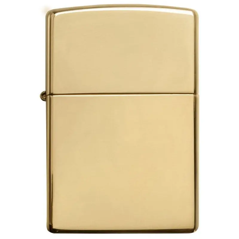 Zippo Classic #254B High Polish Brass Pocket Lighter 1